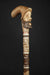 Old men hand-carved walking cane