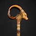 Unique Design Fox Walking Cane, Victorian Folk Art Dress Walking Stick - Artynov | Unique Handmade Accessories