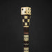 Old-fashioned gambling walking cane with dice