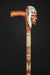 Native American Indian Walking Stick, Indian Chief Head Carved Cane