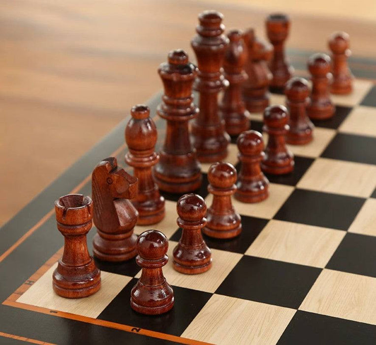 Classic chess board with storage