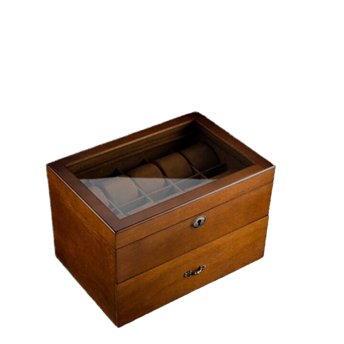 Premium Vintage Ash Wood Watch Box