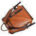 Vintage Brown Leather Laptop Backpack