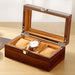 Traditional Wooden Watch Storage Case