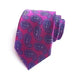 Violet Paisley Silk Necktie for Men - Elegant Formal Wear Accessory