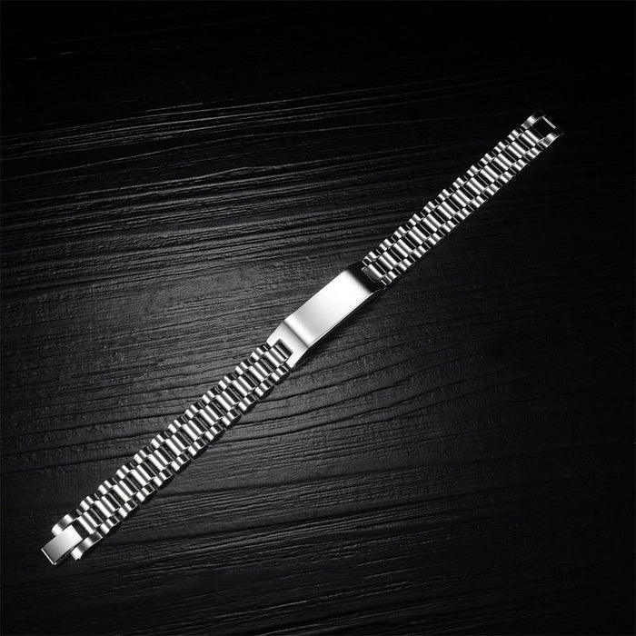 Men's Master Bracelet - Watch Style Stainless Steel