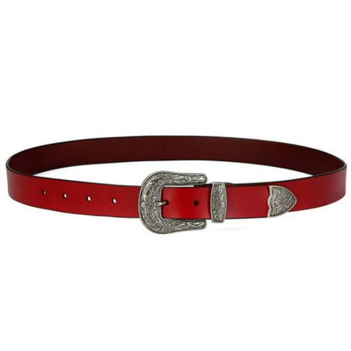 Red Western Belt