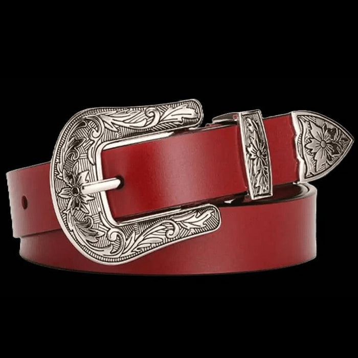 Red Western Belt