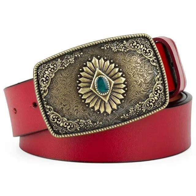 Red Cowboy Belt