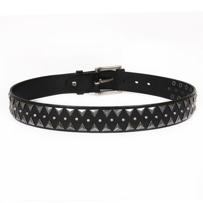 Studded Belt For Women or Men, Sylmare Model - Artynov | Unique Handmade Accessories