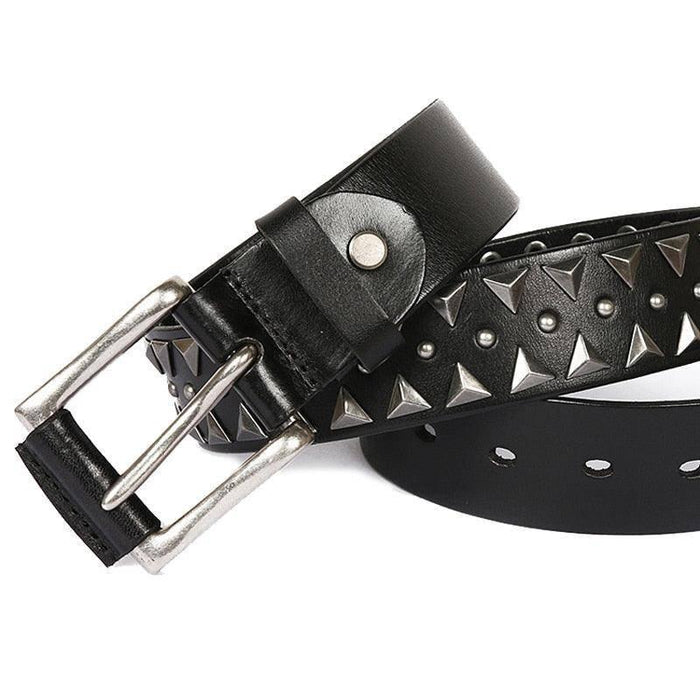 Studded Belt For Women or Men, Sylmare Model - Artynov | Unique Handmade Accessories