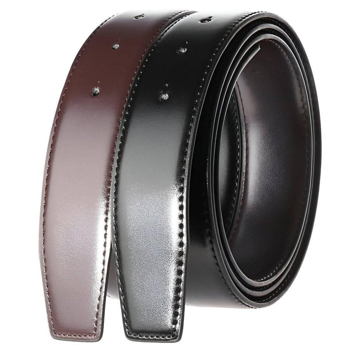 Leather Belt Strap, For Pin Buckles, Reversible, Kalo Model