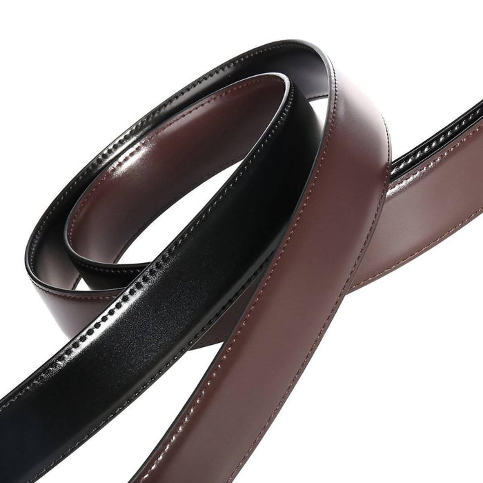 Leather Belt Strap, For Pin Buckles, Reversible, Kalo Model