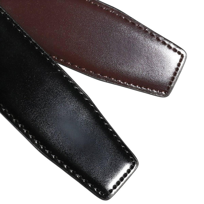 Leather Belt Strap, For Pin Buckles, Reversible, Kalo Model