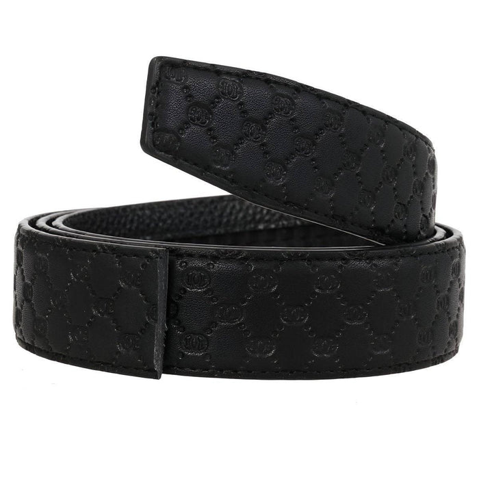 Leather Belt Strap, Quilted Appearance, Marius Model