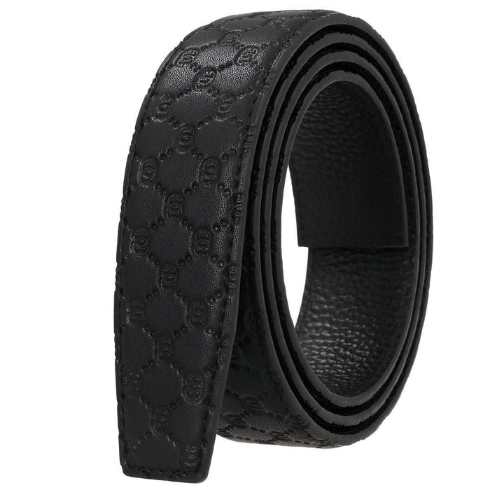 Leather Belt Strap, Quilted Appearance, Marius Model