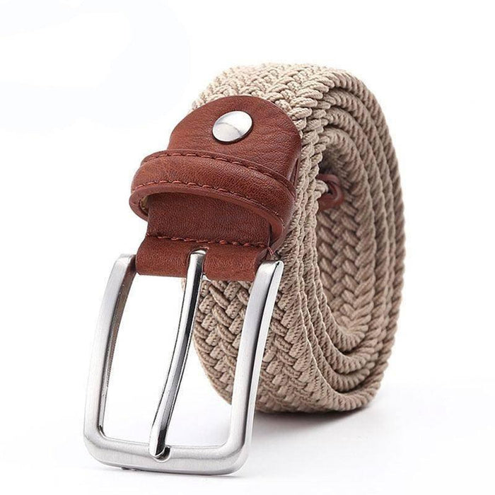 Handmade Elastic Braided Belt For Men, Dato Model