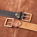 Unique Leather Belt For Women or Men, Nisha Model - Artynov | Unique Handmade Accessories