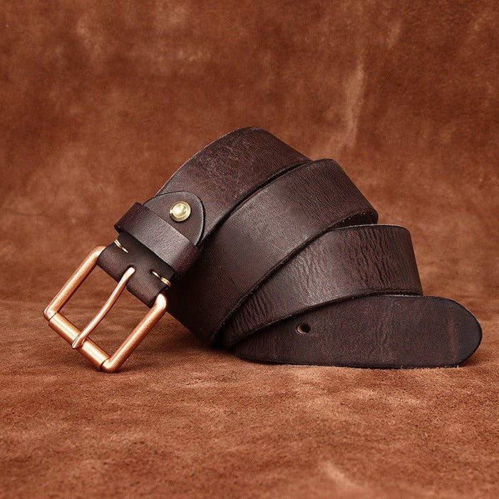 Unique Leather Belt For Women or Men, Nisha Model - Artynov | Unique Handmade Accessories