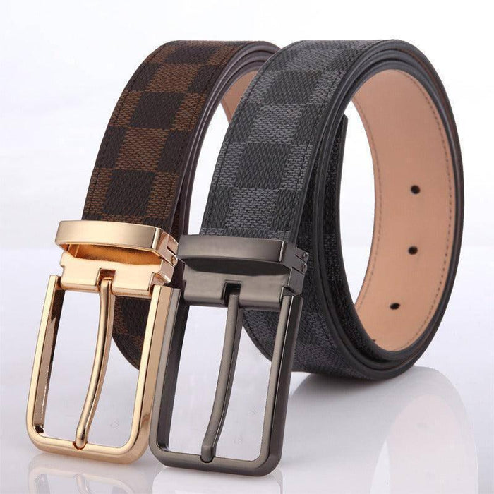 Luxury Leather Suit Belt For Men, Erland Model