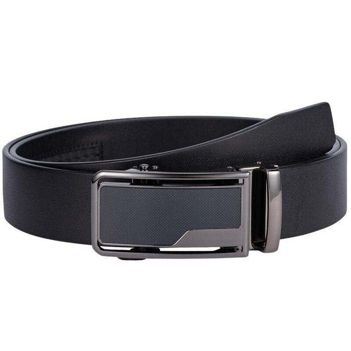 Smooth Leather Belt, For Men, Automatic Buckle, Ivano Model