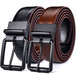 Reversible 2 In 1 Leather Belt For Men, Aaron Model