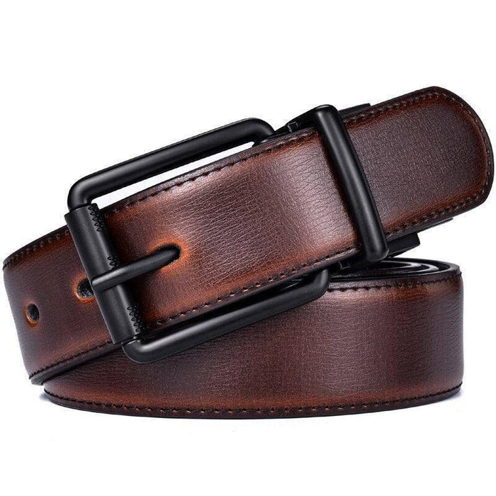 Reversible 2 In 1 Leather Belt For Men, Aaron Model