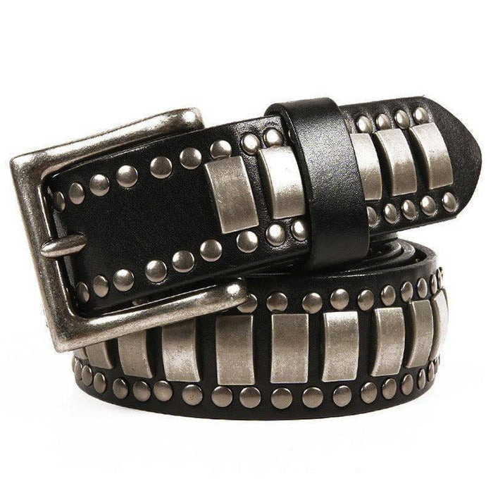 Studded Belt For Women or Men, Ynaselle Model