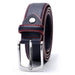 Stylish Leather Suit Belt For Men, Memphis Model