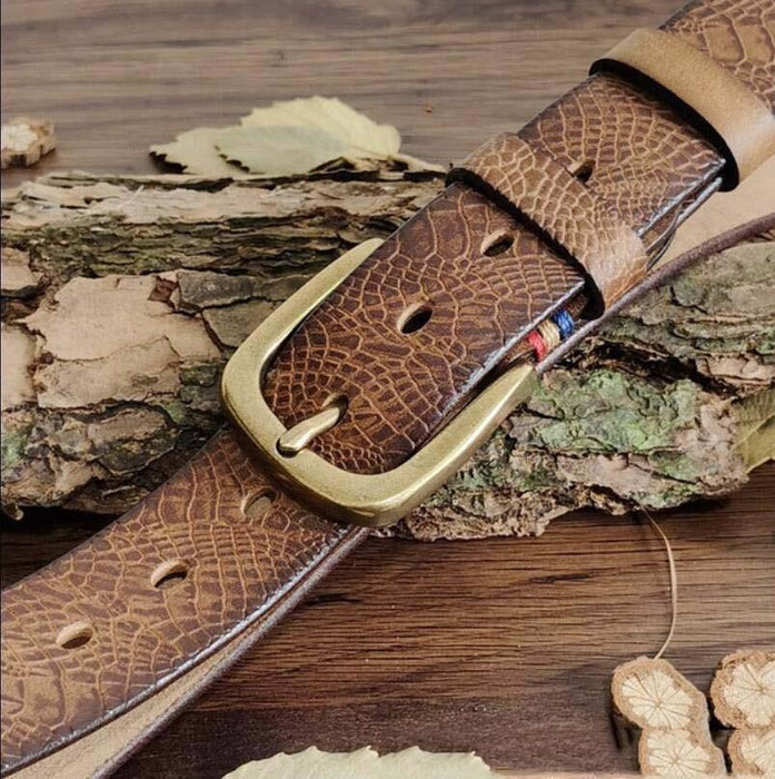 High-quality Leather Belt For Men, Peci Model