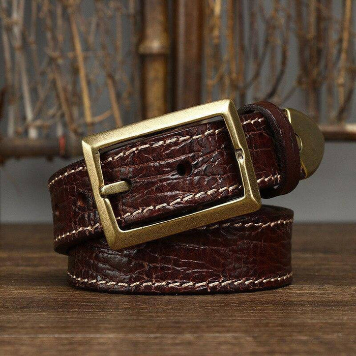 Modern Leather Belt For Women or Men, Avainia Model