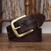 Vintage Leather Belt For Women or Men, Deepak Model