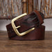 Vintage Leather Belt For Women or Men, Deepak Model