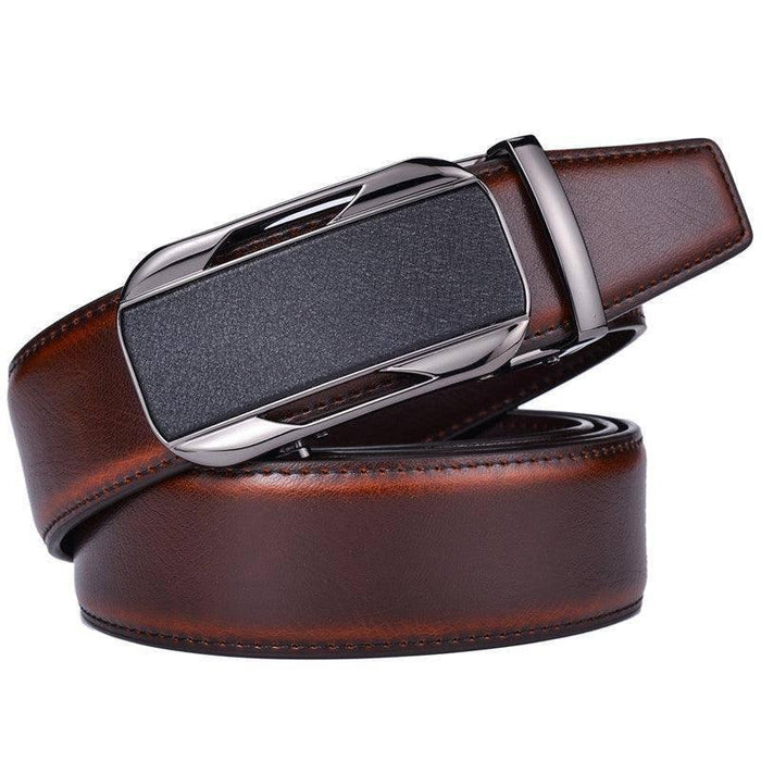 Handmade Leather Suit Belt For Men, Charger Model