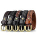 Handmade Braided Leather Belt For Men, Marika Model