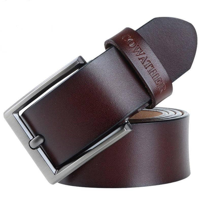 Unique Casual Leather Belt For Men, Haro Model - Artynov | Unique Handmade Accessories