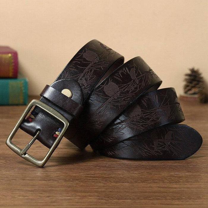 High-quality Leather Belt For Men, Faltusa Model