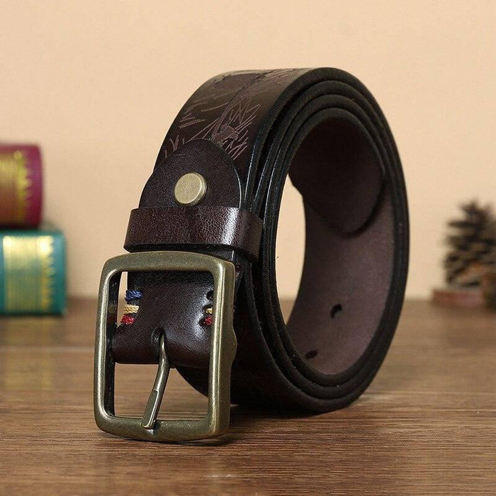 High-quality Leather Belt For Men, Faltusa Model