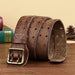 Leather Belt For Women With Unique Design, Marcnei Model