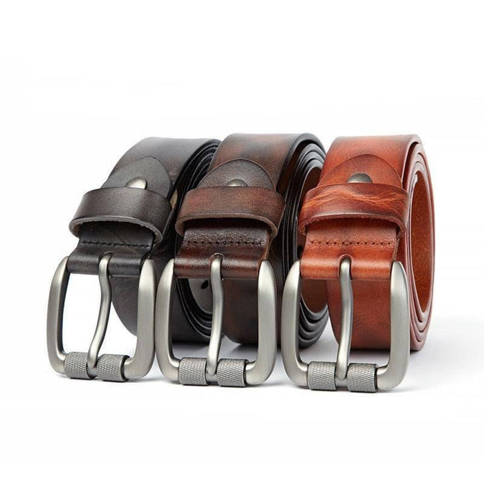 Unique Casual Leather Belt For Men, Husik Model