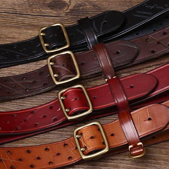 Premium Classic Leather Belt, Osomache Model