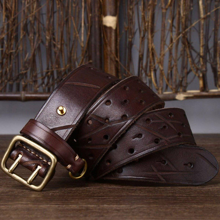 Premium Classic Leather Belt, Osomache Model