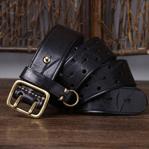 Premium Classic Leather Belt, Osomache Model - Artynov | Unique Handmade Accessories