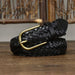 Vintage Braided Leather Belt For Men, Halina Model