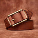 Premium Casual Leather Belt For Men, Erico Model - Artynov | Unique Handmade Accessories