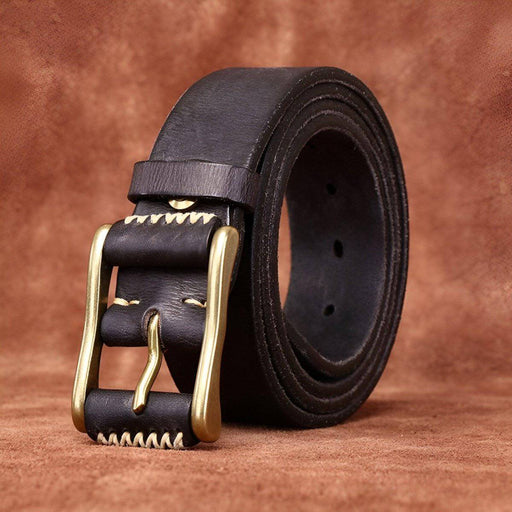 Premium Casual Leather Belt For Men, Erico Model - Artynov | Unique Handmade Accessories