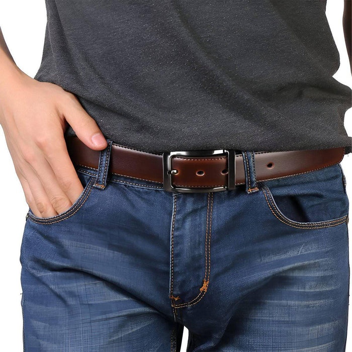 Reversible 2 In 1 Leather Belt For Men, Millano Model