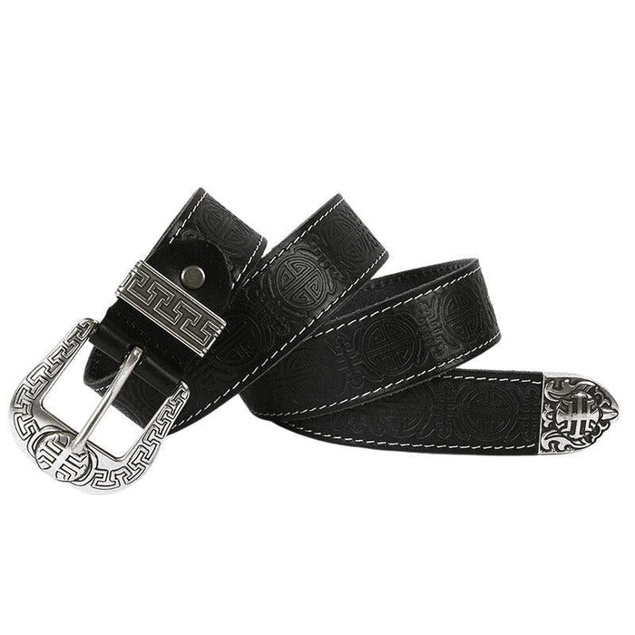 Western Leather Belt For Women or Men, Yehuda Model