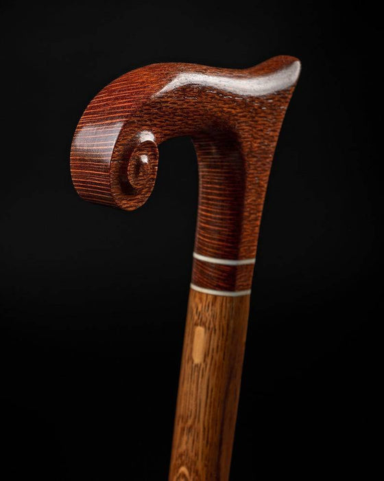 Artisan Walking Cane Made of Exclusive Wood - Made To Order
