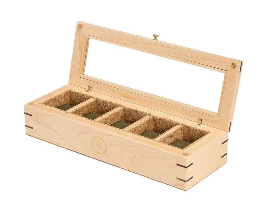 WOLF ANALOG/SHIFT FLATIRON II 5-PIECE WATCH BOX